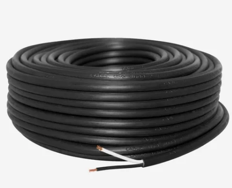 Cable uso rudo ARGOS 2X10 AWG negro por metro SKU: URARG2X10-MTO