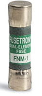 BUSS FUSIBLE DOBLE ELEMENTO RETARDADO 0.6 AMPS FNM-0.6