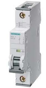 SIEMENS INT TERMOMAG P/RIEL 1P 2A C 10KA 440VAC 60VDC