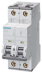 SIEMENS INT TERMOMAG P/RIEL 2P 4A D 10KA 440VAC 72VDC