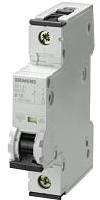 Siemens Int Termomag P/Riel 1P 10A C 6Ka 440Vac 72Vdc SKU: 5SY61107