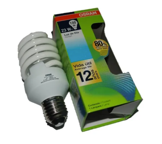 Osram Foco Espiral 22W 6500K SKU: FOESP-2265-OS