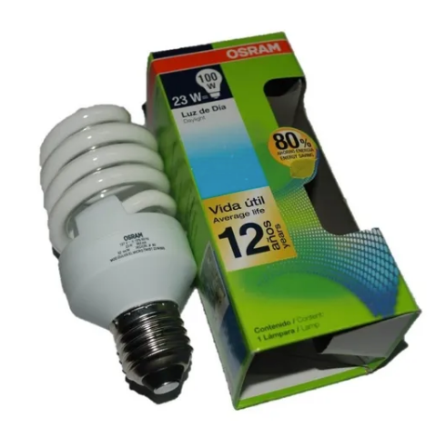 OSRAM FOCO ESPIRAL AHORRADOR 27W 2700K 81407