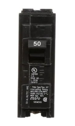 Siemens Interruptor TermoMagnético Qp 1X50A SKU: Q150