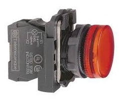 Telemec Lámpara Led Rojo 120Vac C/Base Plast SKU: XB5AVG4
