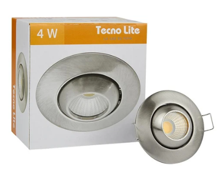 Tecnolite Interior Empotrados Led 4W100-240V3000K Abeba Ydcled-300/S SKU: YDCLED-300-S