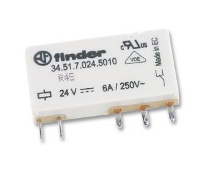 Finder Mini Relevador Para Circuito Impreso 0.1-2-6A SKU: 34.51.7.024.5010
