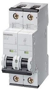 SIEMENS INT TERMOMAG P/RIEL 1P 1A C 10kA 440VAC 72VDC