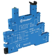 Finder Base 5 Pin P/Relevador Mini Fam 34.51 SKU: 93.01.0.125