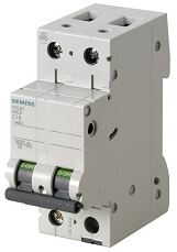 SIEMENS INT TERMOMAG P/RIEL 1P 15A B 14KA 440VAC 60VDC