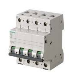 SIEMENS INT PARA RIEL DIN 4P 32A 10KA