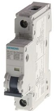 SIEMENS INT TERMOMAG P/RIEL 1P 4A C 14KA 440VAC 60VDC