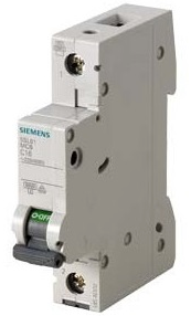 SIEMENS INT TERMOMAG P/RIEL 4P 50A C 6kA 440VAC 60VDC