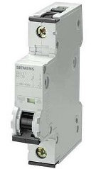 SIEMENS INT TERMOMAG P/RIEL 1P 10A B 10kA 440VAC 72VDC