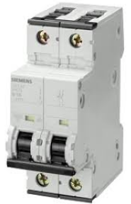 SIEMENS INT TERMOMAG P/RIEL 2P 2A D 10kA 440VAC 72VDC