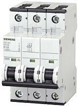 SIEMENS INT TERMOMAG P/RIEL 3P 40A C 10KA 440VAC 72VDC