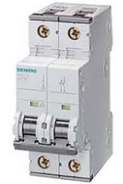 SIEMENS INT TERMOMAG P/RIEL 1P+N 4A C 10kA 440VAC 72VDC