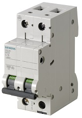 SIEMENS INT TERMOMAG P/RIEL 1P+N 16A C 10kA 440VAC 72VDC