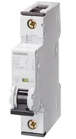 SIEMENS INT TERMOMAG P/RIEL 1P 10A C 6kA 440VAC 72VDC