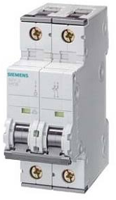Siemens Int Termomag P/Riel 2P 1.6A C 6Ka 440Vac 72Vdc SKU: 5SY6215-7
