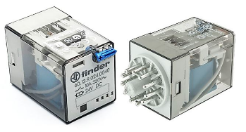 FINDER RELEVADOR ENCAPSULADO 10AMP 24VAC 3P2T 11PIN