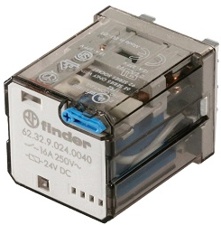 FINDER RELEVADOR DE POTENCIA 3P2T 16A 24VAC