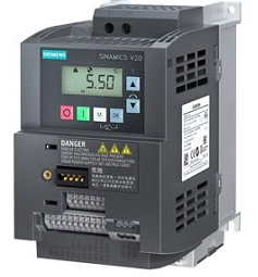 SIEMENS SINAMICS VARIADOR V20 1.5HP 1AC 200-240VAC 6A C/BOP