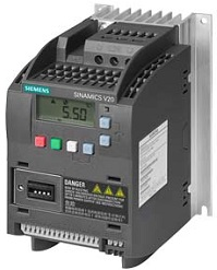 SIEMENS SINAMICS VARIADOR V20 3HP 380-480VAC 5.6A C/BOP