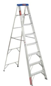 PELDAÑOS ESCALERA TIJERA AL 5 ESC TIPO II 102 KG PROFESIONAL AZUL 1.83M 706788