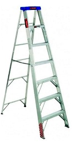 PELDAÑOS ESCALERA TIJERA FV 3 ESC TIPO II 102 KG PROFESIONAL AZUL 1.22M 706791