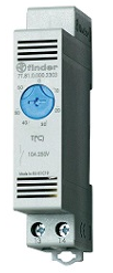 FINDER TERMOSTATO P/ VENTILADORES SAL 1NA 10A 250VAC