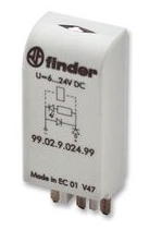 FINDER LED INDICADOR 110-240VDC/AC P/BASES 90/92/94/95/96/97