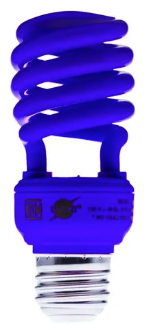 Lumi Espiral Mini Ahorrador Azul 130V E26 SKU: ES13M-AZ