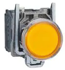 Telemec botón Ilum Amarillo 1Na+1Nc+Led 24V Ac/Dc -Comp Metal SKU: XB4BW35B5