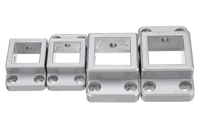 ANCLO BASE CUADRADA PERFIL SENCILLO 4 PERFORACIONES