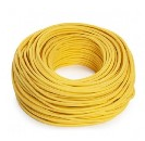 CONDELMEX CABLE FLEX 18 AWG AMARILLO ROLLO 100MTS