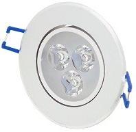 JWJ REFLECTOR E27 LED 120V 3X1W 6500K LISO