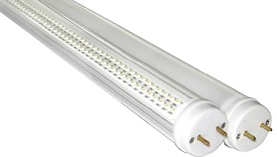 JWJ tubo led 9w 6500k 600mm 120vac transparente SKU: JLT8-9W60-6500