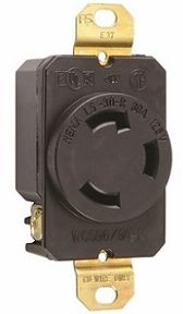 LEGRAND CLAVIJA MVUELTA 2P+T 30A 125VAC L5-30