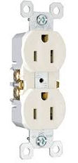 LEGRAND PLACA P/CONTACTO DUPLEX BLANCO