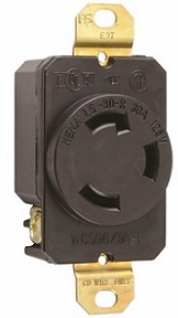 LEGRAND TOMA MVUELTA 2P+T 30A 125VAC L5-30