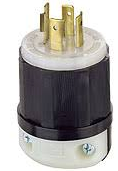 LEVITON CLAVIJA MVUELTA 3P+T 20A 480VAC L16-20