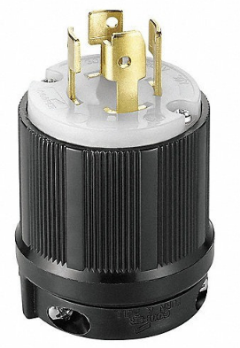 LEVITON clavija media vuelta 4p 30a 120/208vac no nema SKU: 3431N-LV