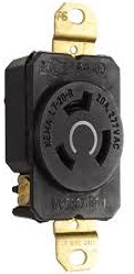 LEVITON RECEPTACULO MVUELTA 2P+T 20A 277VAC L7-20
