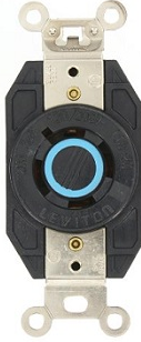 LEVITON RECEPTACULO MVUELTA 3P+T 20A 250VAC L15-20