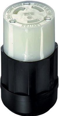 LEVITON TOMA MVUELTA 2P+T 30A 250VAC L6-30