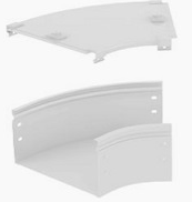 RTGAMMA CURVA HORIZ 30° 75X75mm C/TAPA