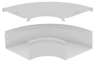 RTGAMMA CURVA HORIZ 90 GRADOS 150X75mm C/TAPA