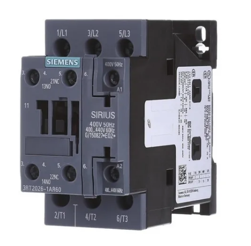 SIEMENS contactor 25amps b-440vac s0 c-1na+1nc SKU: 3RT2026-1AR60