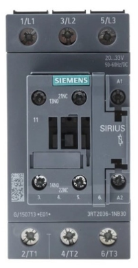 SIEMENS contactor 50amps b-24vac s2 c-1na+1nc SKU: 3RT2036-1AC20